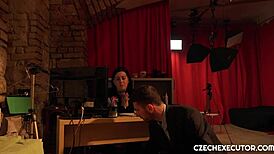 chubby chick in european czech reality