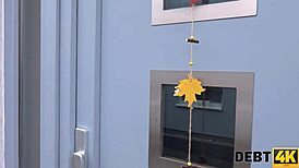 Debt4k: Unemployed Adelle Sabelle Banged by Muscular Debt Collector