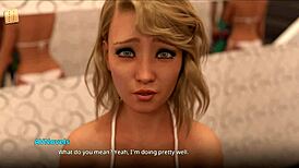 Oh Wow, Fingering That Big Ass Blonde Teen Gets Interrupted!