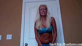 tiny cock humiliation in femdom pov