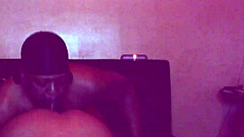 Nasty couple with black nipples and pretty tall asian vibes