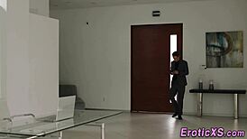 Classy Babe Riding Lover Hard For Intense Cumshot