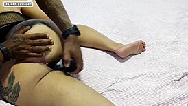 Ela Acabou De Se Masturbar Então Eu Vou Foder Toda Sua Bunda Com Esses Dois Toys Enormes.