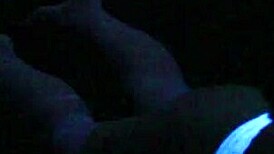 Scarlett Johnson Engages In Intense Blacklight Sex Fetish Scene