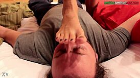 Italian Amateur Slave Faces Barefoot Humiliation And Domination