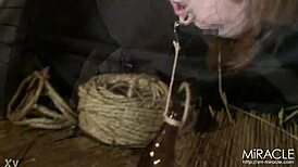 even tied up, the 35-year-old wife keeps squirting nonstop