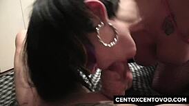 Daniela and Luisa Bentivenga Scream with Pleasure from Black Cock