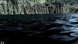 Is that supernatural sexy bikini girl swimming?