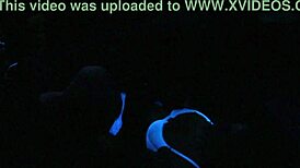 Scarlett Johnson Engages In Intense Blacklight Sex Fetish Scene