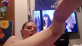 Slutty whore from canada, play with your tight cunt now!