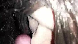 Young French Crossdresser Tries Sucking for the First Time