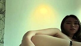 Asian Princess Teases Wet Pussy In Masturbation