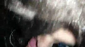 Young French Crossdresser Tries Sucking for the First Time