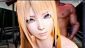 Mary Rose's intriguing 3d cartoon anime hentai adventure