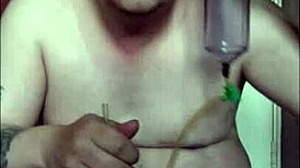 Bisexual gay Mark Wright says, don't hate, just come fill my tube with your stuff instead of mine.