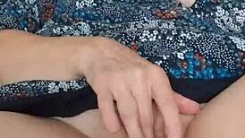 Wife Wanks While on Call with Fuck Buddy