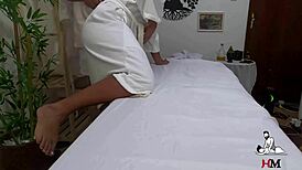 Latina amateur massage tantric session