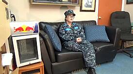 how was violet's rough casting in navy, huh?