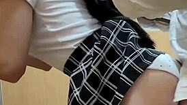 I Fuck My Teacher's Saggy Tits And Tight Pussy To Boost My Score