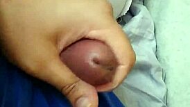 Intensely Jerking Off To Amateur Gay Blowjob With Big Monster Cock