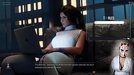 Hey Lara, why are you touching yourself like that?