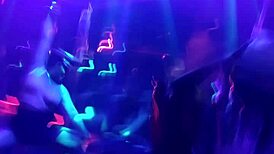 anny dances naughtily at the adult house under spy camera