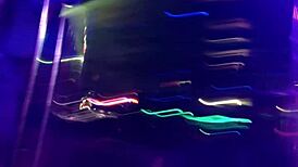 anny dances naughtily at the adult house under spy camera