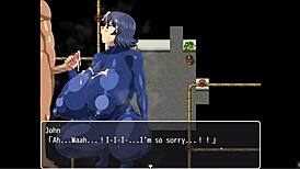 Izumi Gives Huge Handjob in Hentai