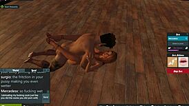 mercedes feels excited as husband watches and fucks her