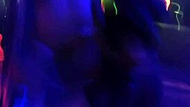 anny dances naughtily at the adult house under spy camera