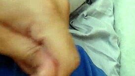 Intensely Jerking Off To Amateur Gay Blowjob With Big Monster Cock