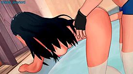 Nagatoro In Bikini Wants Attention In Bathroom