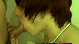 hung twinks breed bareback in bathroom