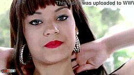 Black Goddess Teases in High Heels with Style