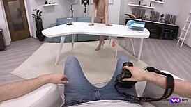 Sarah kay ends a crazy casting with a threesome.