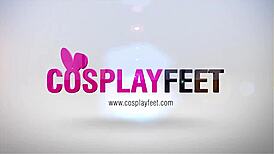 i gave a sexy nurse a wild lesbian foot massage in tight pantyhose