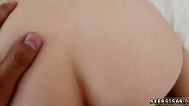 Teen College Babe Explores First Hardcore Threesome with Wet Creampie