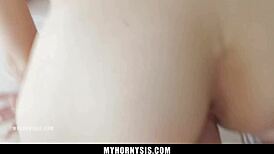 Stepsister Lets Big Bro Feel Her Inside Deeply