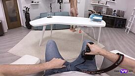 Sarah kay ends a crazy casting with a threesome.