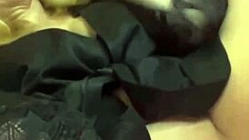 Young bbw girl sits on face, masturbates pussy on webcam