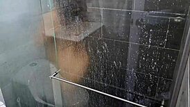 My Stepsister's Gorgeous Ass and Blowjob in the Shower