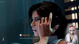 Hey Lara, why are you touching yourself like that?