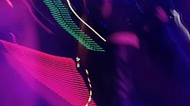 anny dances naughtily at the adult house under spy camera