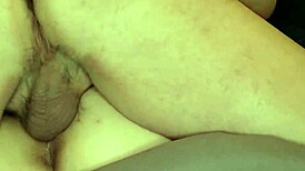 Close Up Of Her Pussy Lips Hugging My Cock
