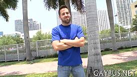 intense gay abuse scene