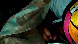 my black teen girl gives me an amazing blowjob in the bedroom