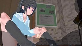 why does this 3d hentai indian babe with big boobs ride so wild?