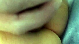 mature central american lady masturbating with a big cucumber