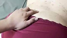 Having fun in doggy position with my friend, so hot!