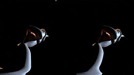 VReal 18K Blue-Haired Evelyn Parker and Redhead Leliana in Hot Lesbian 69